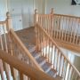 red oak balcony