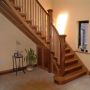 walnut and oak curved stairs wexford