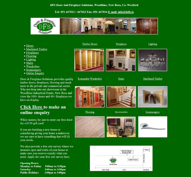 DFS Door And Fireplace Solutions, Woodbine, New Ross, Co. Wexford.